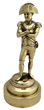 Napoleon Bonaparte Large Polished Brass Standing Figure.