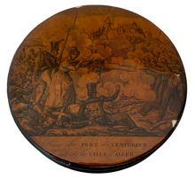 General Louis Auguste Victor de Ghaisnes de Bourmont & the French Capture of the Emperor’s Fort, Algiers, Snuff Box circa 1830.