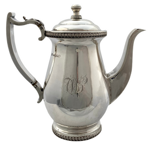 Georgian, George III, Silver Coffee Pot. London 1817 Charles Fox I. 20 troy ounces.