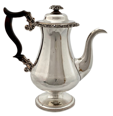 Late Georgian Old Sheffield Plate Coffee Pot, circa 1825.