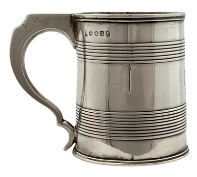 Georgian, George III, Silver Mug. London 1811 Rebecca Emes & Edward Barnard I. 5.9 troy ounces.