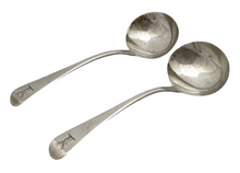 Georgian, George III, Pair of Silver Sauce Ladles. London 1814 Thomas Wallis II & Jonathan Hayne. 3 troy ounces.