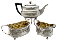 Georgian, George III, Silver Tea Set. London 1810 Solomon Hougham. 36 troy ounces.