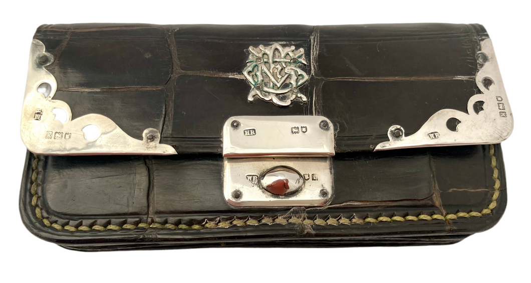 Edwardian Silver Mounted Purse. London 1904/05 Henry Charles Richarde.