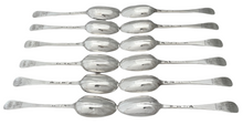 Thomas Tufton, 6th Earl of Thanet, 18th Baron de Clifford (1644 - 1729), Twelve George I Silver Tablespoons. London 1718/22 Samuel Hitchcock. 27.1 troy ounces.