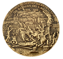 Battle of Vimeiro, Peninsular War, Bicentenary Commemorative Relief Medallion, 1808 - 2008.