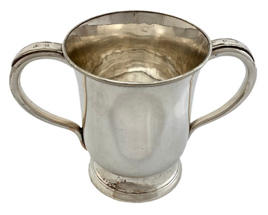 19th Century Old Sheffield Plate Loving Cup. Oldham of Nottingham.