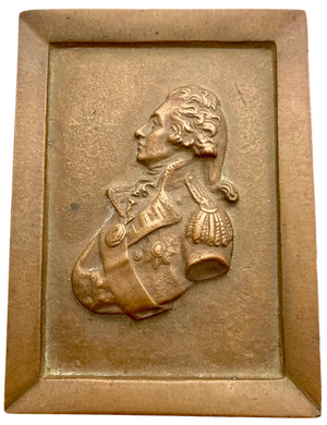 Vice Admiral Viscount Nelson Bronze Relief Plaque.