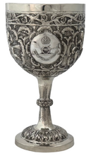 Bombay Volunteer Artillery, British Indian Army, Silver Goblet. 3.3 troy ounces.