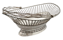 Georgian, George III, Old Sheffield Plate Basket. Crested for Gray, circa 1780.