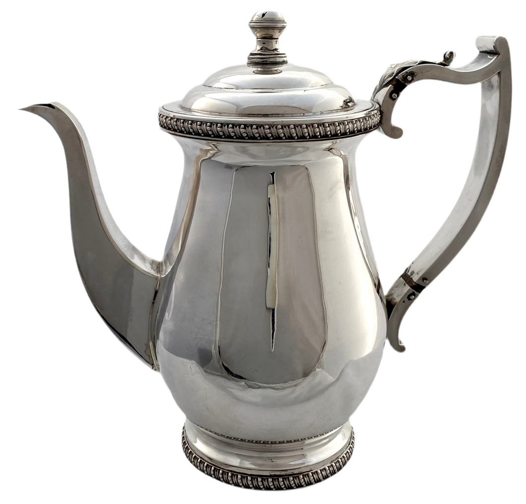 Georgian, George III, Silver Coffee Pot. London 1817 Charles Fox I. 20 troy ounces.