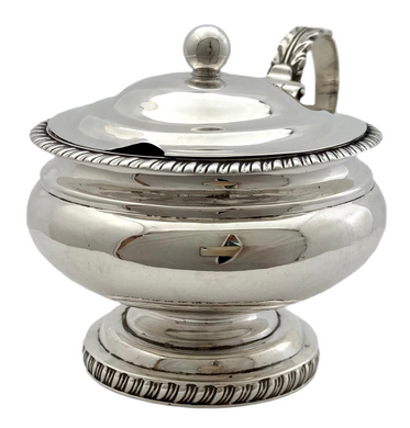 George III Silver Pedestal Mustard Pot. London 1816. 3.8 troy ounces.