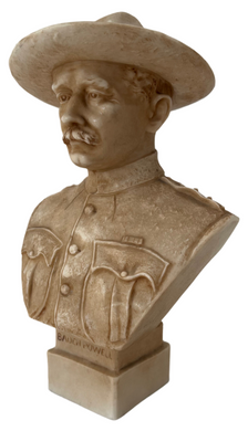 Lieutenant - General Baden-Powell, Second Boer War, Bust. After W. C. Lawton for Robinson & Leadbeater.