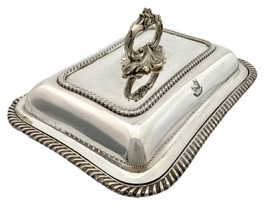 Victorian Silver Plated Entree Dish & Cover. A B Savory & Sons, London circa 1840 - 1860.