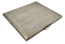 George VI Silver Cigarette Case. London 1945 Asprey & Co. Ltd. 4.3 troy ounces.