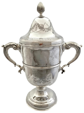 George III Irish Silver Cup & Cover. Dublin 1772 Charles Townsend & Michael Cormick. 75 troy ounces.