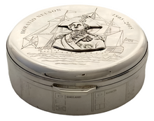 Horatio Nelson Bicentenary Silver Box. London 2005 Richard Jarvis of Pall Mall. 6.4 troy ounces.