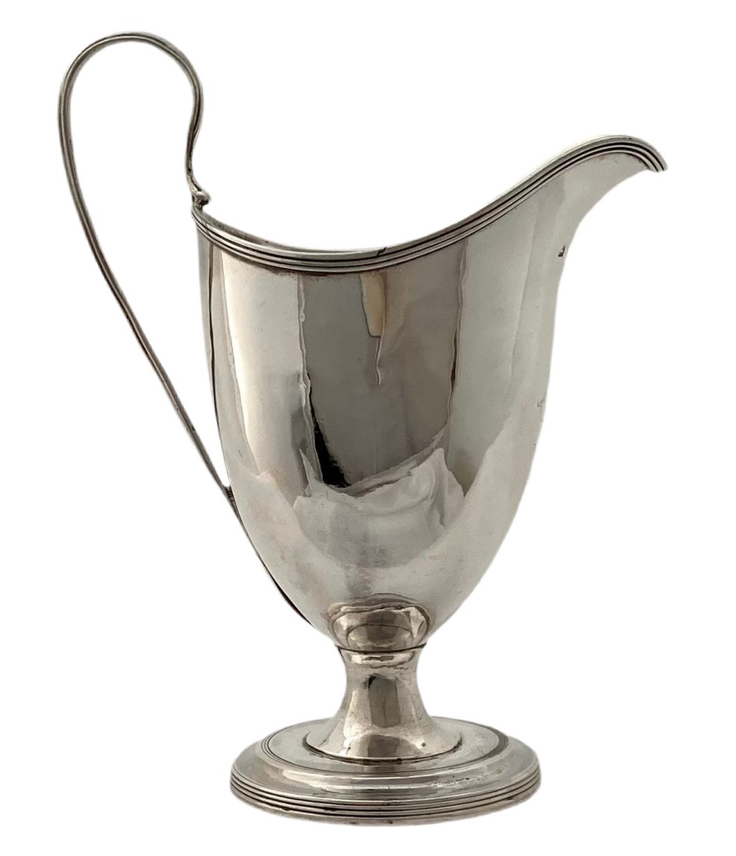 George III Silver Helmet Cream Jug. London 1794. 3.5 troy ounces.
