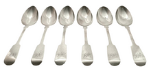 Six Early Victorian Silver Tablespoons. Newcastle 1838 Thomas Watson. 13.2 troy ounces.