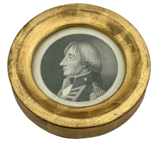 Vice Admiral Viscount Nelson Engraved Portrait Profile Roundel, After A. Easto.