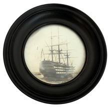 HMS Victory Photograph Roundel, Gale & Polden of Portsmouth, circa 1930 - 1950.