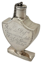 Spanish King's Immemorial Infantry Regiment No.1, 3rd Battalion, Silver Scent Bottle, circa 1810.