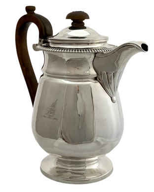Georgian, George IV, Silver Coffee Pot. London 1822 Joseph Angell II. 20 troy ounces.