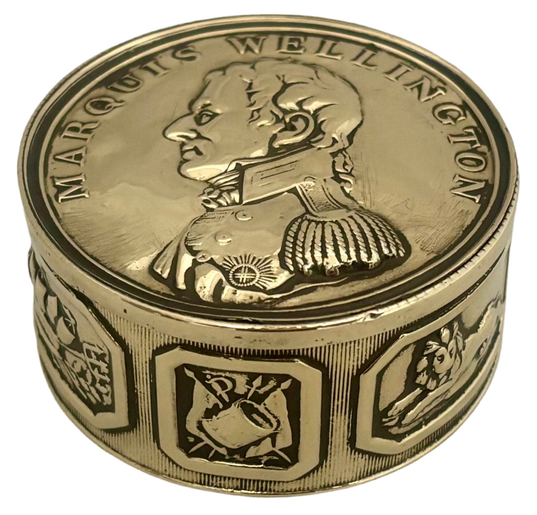 Marquis Wellington & The Peninsular War Victories Snuff Box, circa 1812.