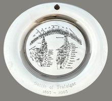 Battle of Trafalgar Bicentenary Silver Plate. London 2005, Richard Fox. 14 troy ounces.