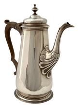 George II Silver Coffee Pot. London circa 1750, Peter Archambo II & Peter Meure. 20.7 troy ounces.