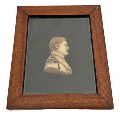 Napoleon Bonaparte Early 19th Century Wax Portrait Profile.