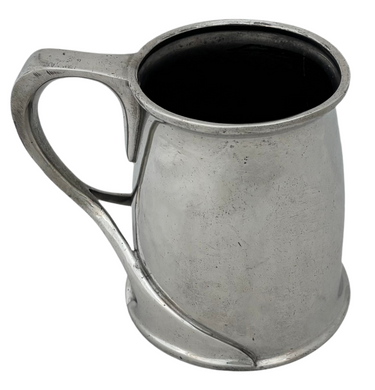 Arts & Crafts Pewter Tankard, circa 1900. After Oliver Baker.