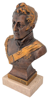 The Duke of Wellington 19th Century Bronzed and Gilt Metal Bust.