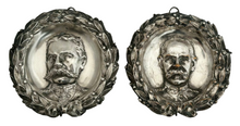 2nd Boer War Portrait Plaques of Field Marshal Roberts & Field Marshal Kitchener.