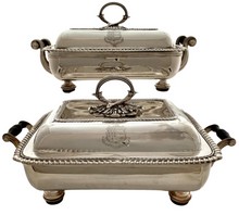 Admiral Robert Fanshawe Stopford, Pair of George III Silver Entree Dishes. London 1811 John Houle. 108 troy ounces.