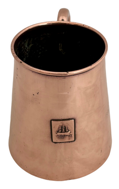 HMS Foudroyant, Flagship of Vice Admiral Viscount Nelson, Copper Pint Tankard.