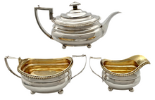 Georgian, George III, Silver Tea Set. London 1816 Rebecca Emes & Edward Barnard I. 37 troy ounces.