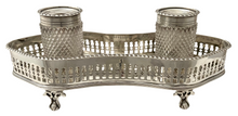 Victorian Silver Inkstand. London 1892 Rupert Favell. 6.9 troy ounces.