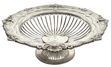 Edwardian Silver Pedestal Dish. London 1910 Asprey & Co Ltd. 23 troy ounces.