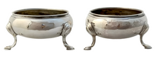 George II Pair of Silver Salts. London 1747 David Hennell I. 2.6 troy ounces.