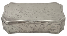 Lieutenant Colonel Dottin Maycock, 16th (Queens) Lancers, Silver Table Snuff Box. London 1841 Charles Rawlings & William Summers. 10.8 troy ounces.