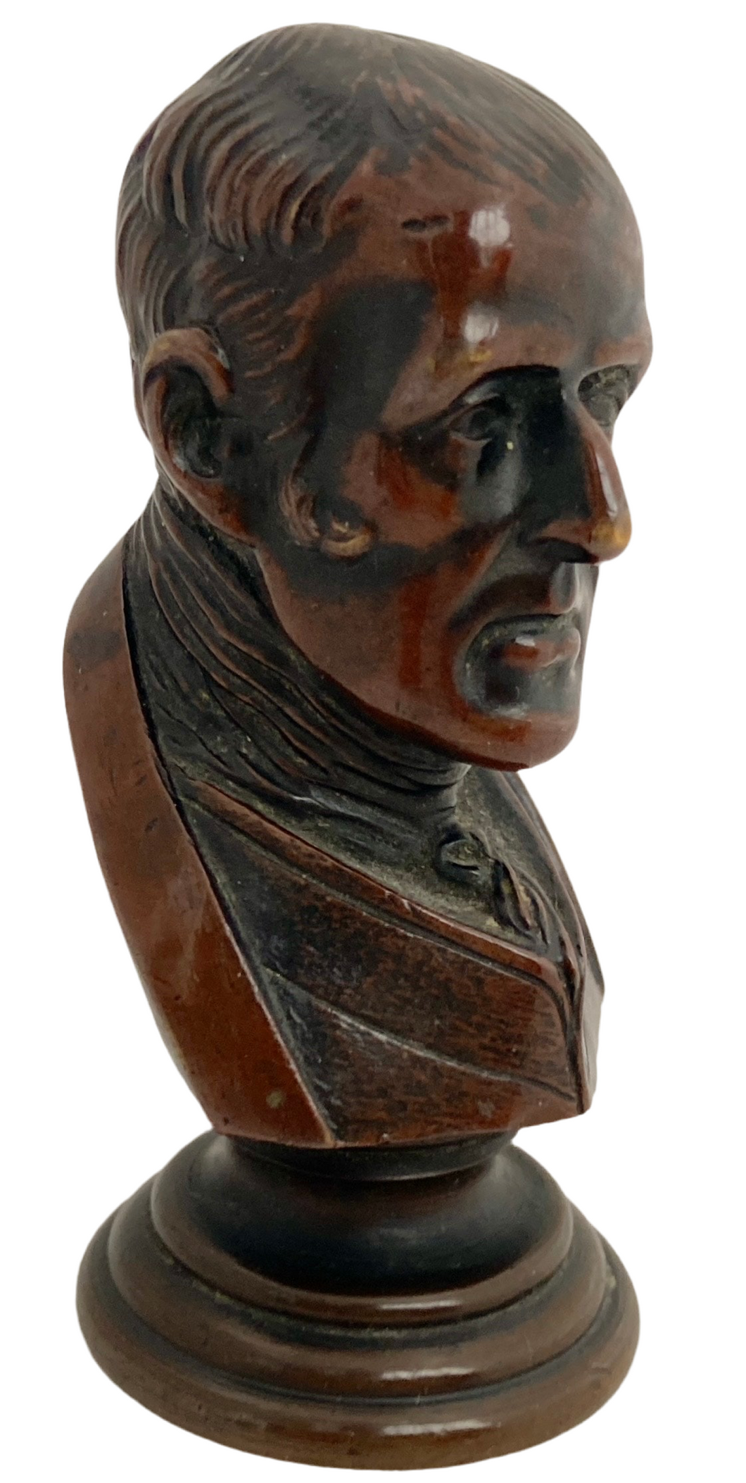 The Duke of Wellington, A Small 19th Century Bronze Bust.