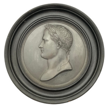 Napoleon Bonaparte Laurel Crown Portrait Profile Roundel, after Bertrand Andrieu.