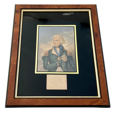 Vice-Admiral Viscount Horatio Nelson Portrait Print, After Baxter.