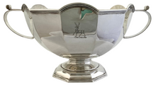 George V Dodecagon Silver Punch Bowl. Sheffield 1911 Asprey & Co. Ltd. 41 troy ounces.