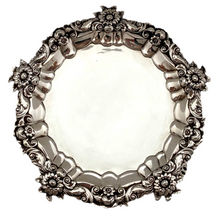 George III Silver Waiter. London 1818 William Burwash. 9.2 troy ounces.
