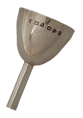 Victorian Silver Miniature Perfume Funnel. Chester 1897 Saunders & Shepherd.
