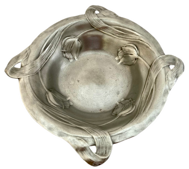Kayserzinn Art Nouveau Pewter Bowl, circa 1890 - 1910.