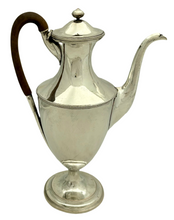 Georgian, George III, Old Sheffield Plate Shield Shaped Coffee Pot, circa 1790.