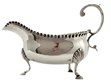 George III Silver Sauce Boat. London 1774 William Collings. 4.3 troy ounces.